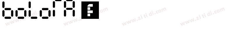 Bolota 字体字体转换